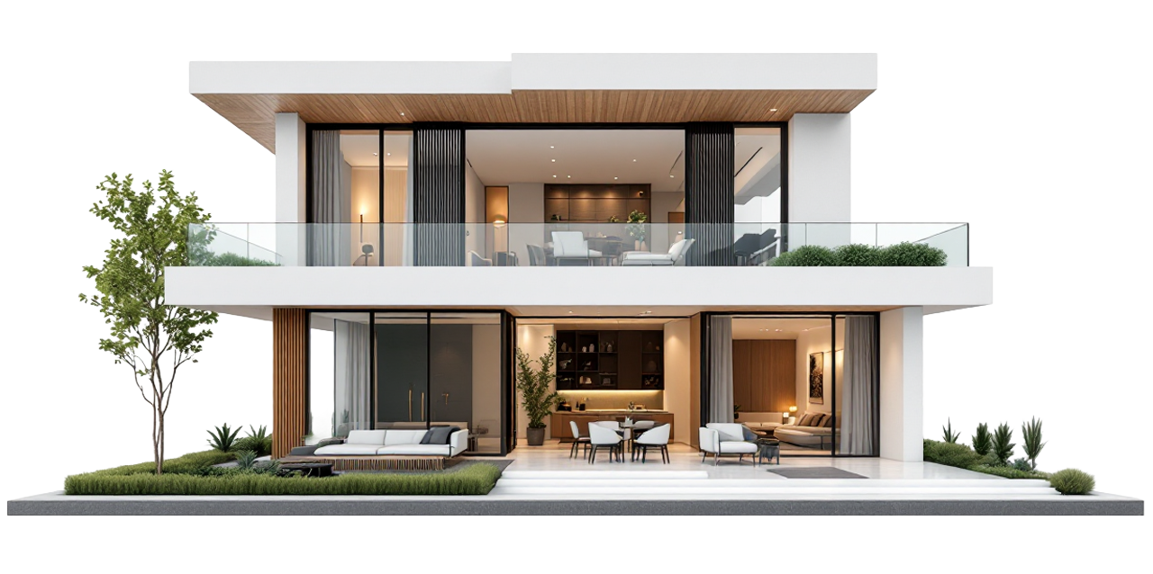 Modern home exterior